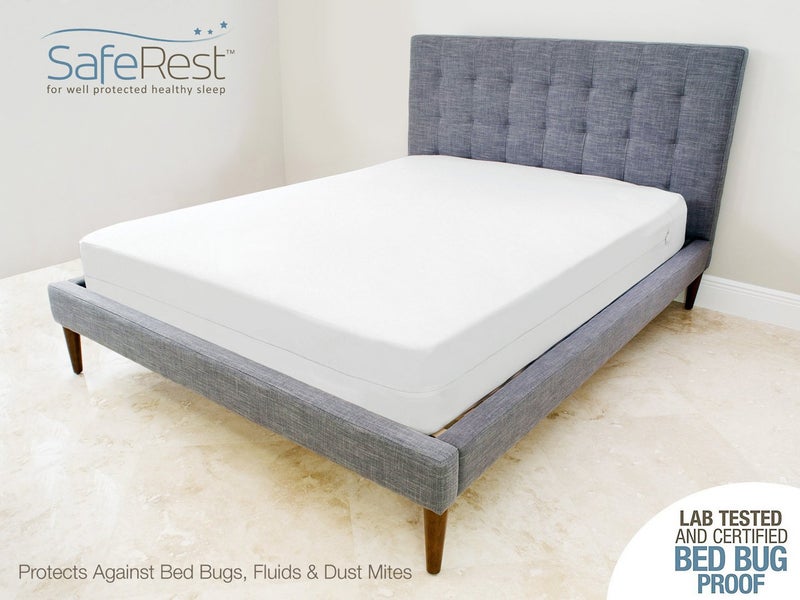 SafeRest Zippered Mattress Protector - Premium 6-9 Inch Waterproof Mattress Cover for Bed - Breathable, Noiseless Washable Mattress Encasement - Full - Image 4